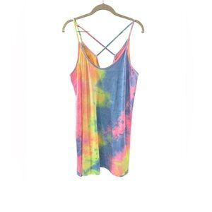 ✨ 5/$30 ✨ SHEIN‎ Curve Multicolor Tie-Dye Dress